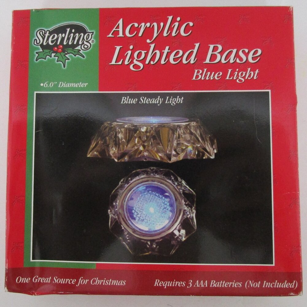 lighted acrylic base